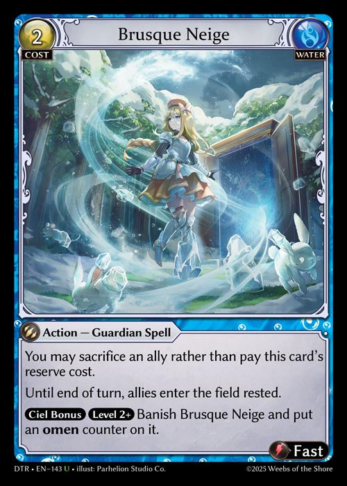 [Water] Brusque Neige FOIL [DTR-143-U]