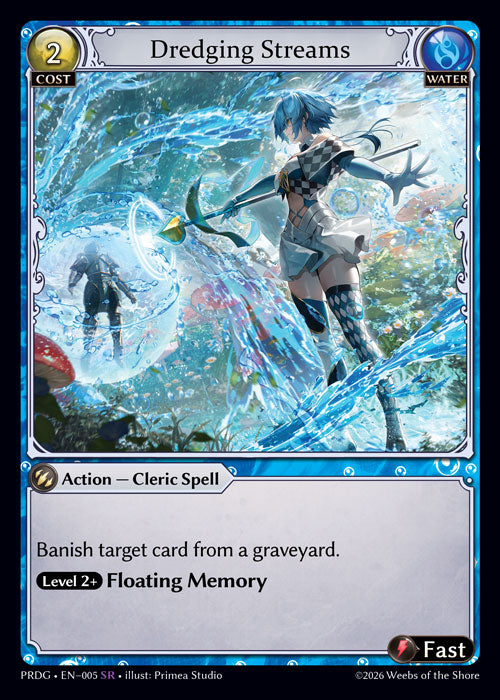 [Water] Dredging Streams GRIMOIRE FOIL [PRDG-005-SR]