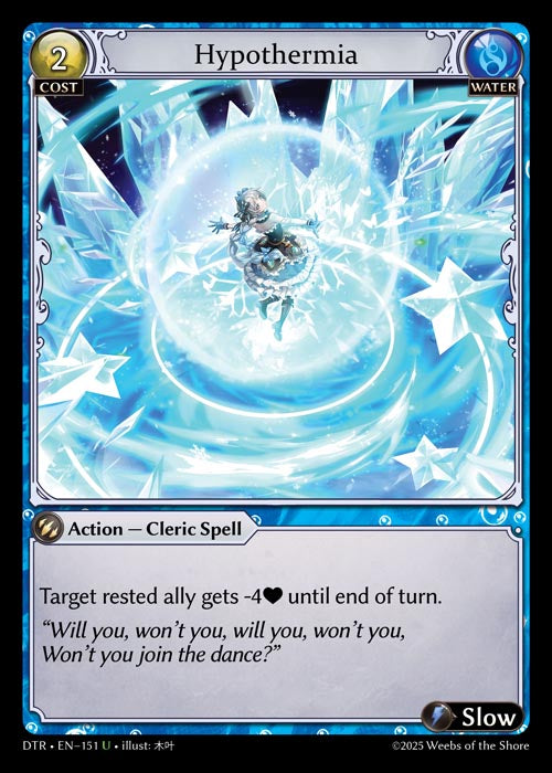 [Water] Hypothermia [DTR-151-U]