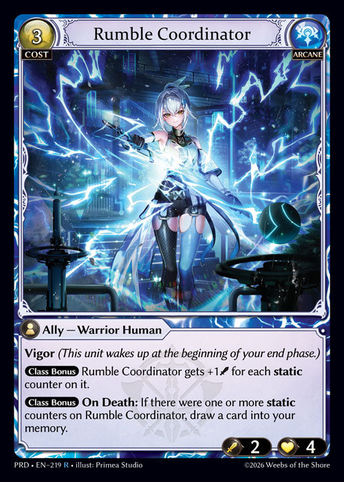 [Arcane] Rumble Coordinator FOIL [PRD-219-R]