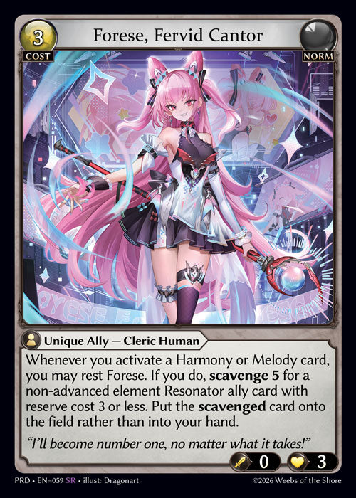 [Norm] Forese, Fervid Cantor [PRD-059-SR]