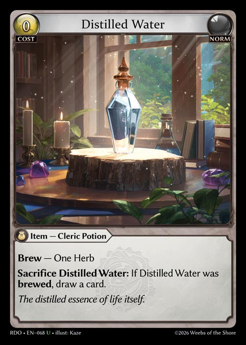 [Norm] Distilled Water CURIO FOIL [RDO-068-U]