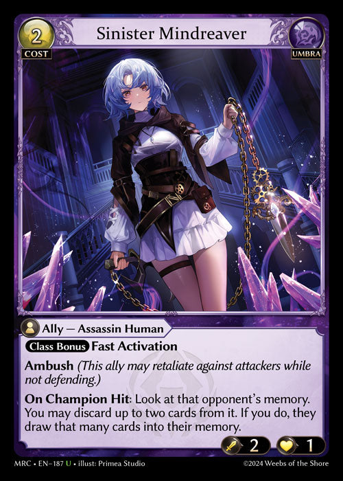 [Umbra] Sinister Mindreaver FOIL [MRC-187-U]