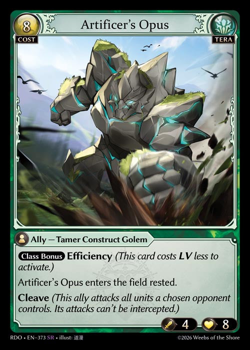 [Tera] Artificer's Opus [RDO-373-SR]