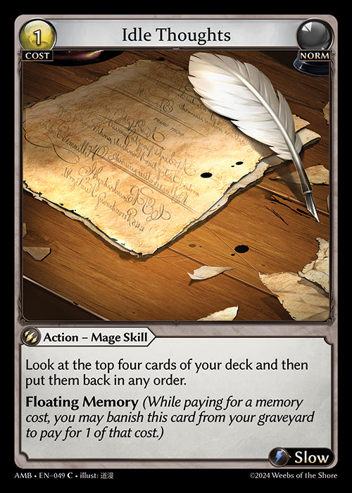 [Norm] Idle Thoughts FOIL [AMB-049-C]
