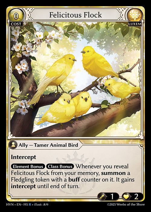 [Luxem] Felicitous Flock FOIL [HVN-195-R]