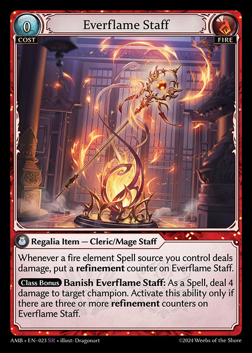 [Fire] Everflame Staff [AMB-023-SR]