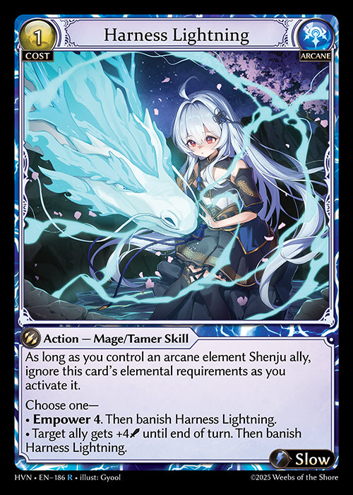 [Arcane] Harness Lightning FOIL [HVN-186-R]