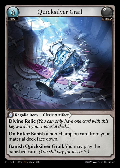 [Norm] Quicksilver Grail [RDO-026-UR]