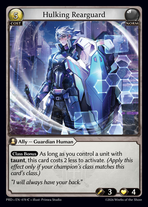 [Norm] Hulking Rearguard CURIO FOIL [PRD-070-C]