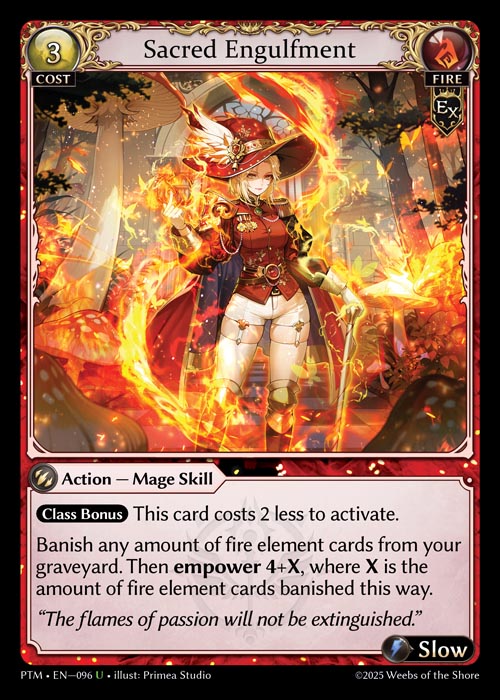 [Exalted] Sacred Engulfment CURIO FOIL [PTM-096-U]