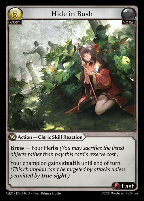 [Norm] Hide in Bush FOIL [MRC-054-U]