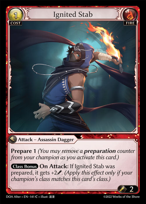 [Fire] Ignited Stab [DOA Alter-141-C]