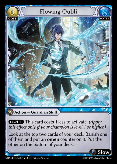[Water] Flowing Oubli FOIL [DTR-148-C]