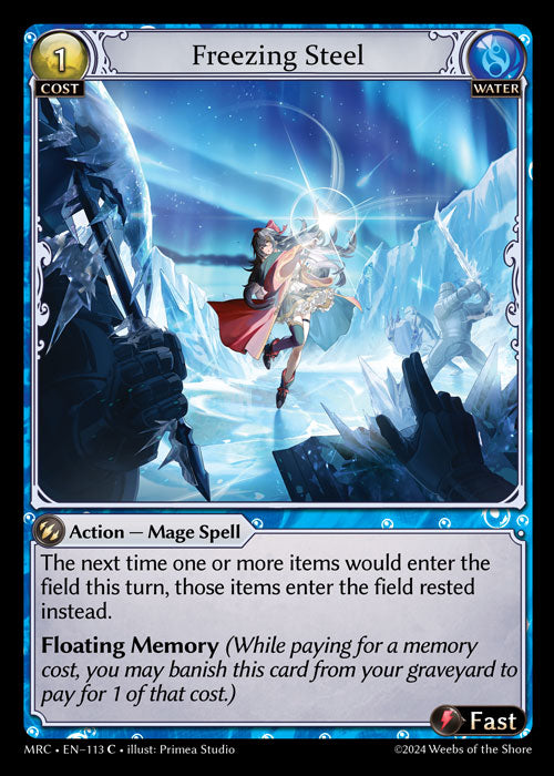 [Water] Freezing Steel FOIL [MRC-113-C]