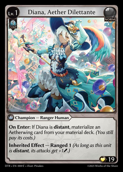 [Norm] Diana, Aether Dilettante [DTR-008-C]