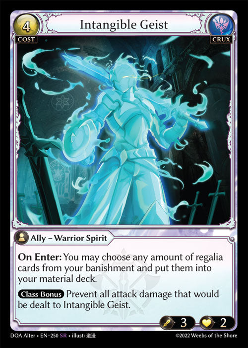 [Crux] Intangible Geist FOIL [DOA Alter-250-SR]