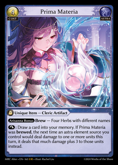 [Astra] Prima Materia FOIL [MRC Alter-165-UR]