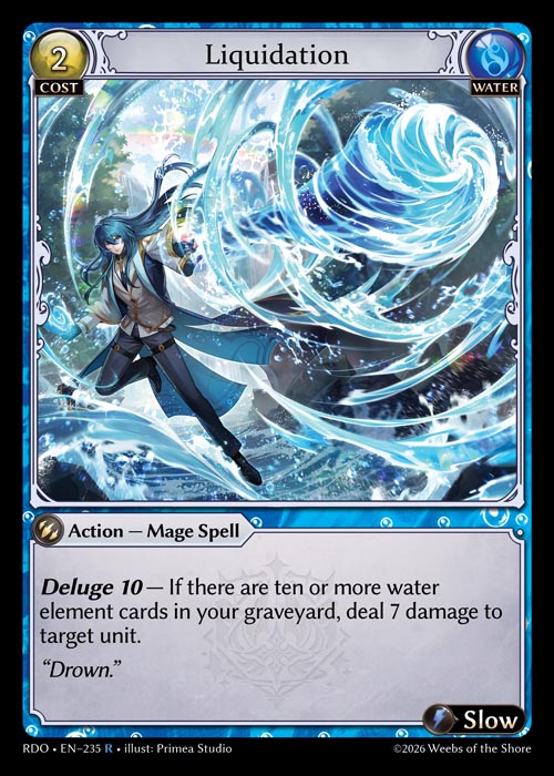 [Water] Liquidation FOIL [RDO-235-R]