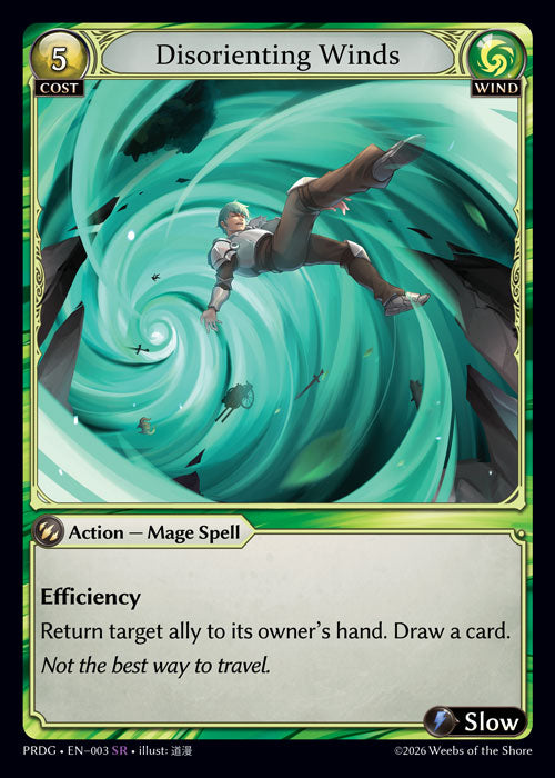 [Wind] Disorienting Winds GRIMOIRE FOIL [PRDG-003-SR]