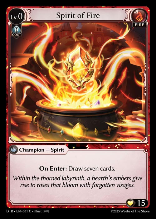 [Fire] Spirit of Fire [DTR-001-C]