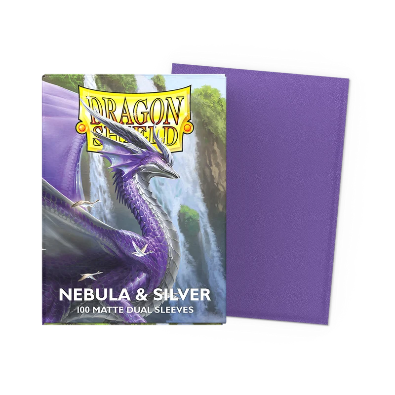 DRAGON SHIELD Nebula & Silver - Matte Dual Sleeves