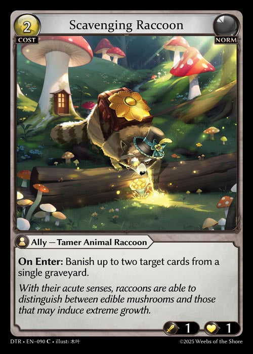 [Norm] Scavenging Raccoon FOIL [DTR-090-C]