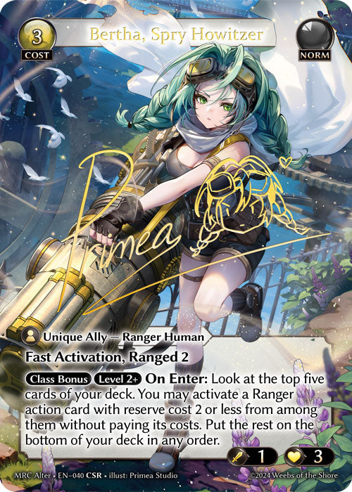 [Norm] Bertha, Spry Howitzer CSR [MRC Alter-040-CSR]