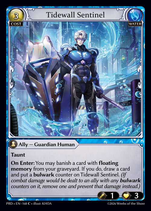 [Water] Tidewall Sentinel [PRD-168-C]