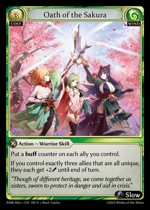 [Wind] Oath of the Sakura [AMB Alter-185-R]