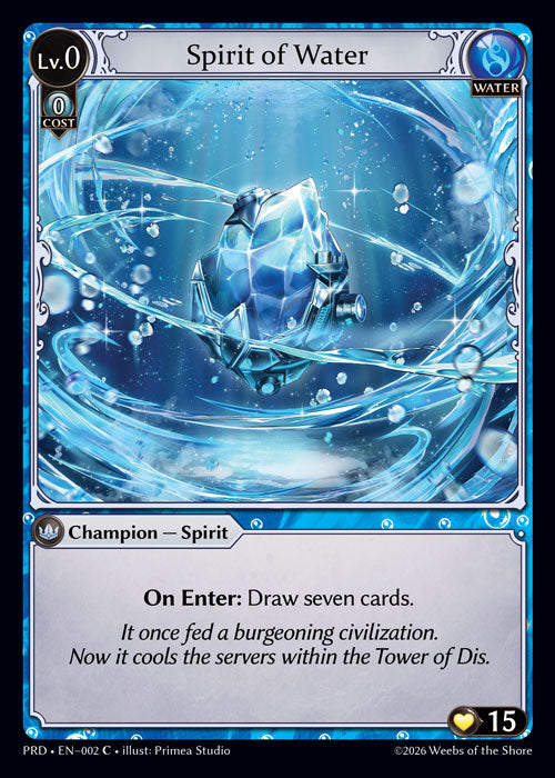 [Water] Spirit of Water [PRD-002-C]