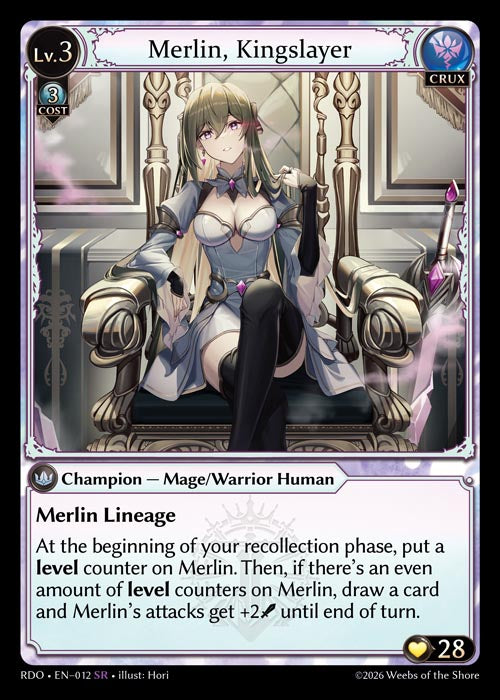 [Crux] Merlin, Kingslayer [RDO-012-SR]
