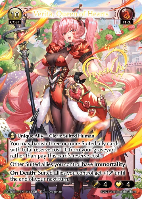 [Fire] Verita, Queen of Hearts CSR [DTR 1st-141-CSR]