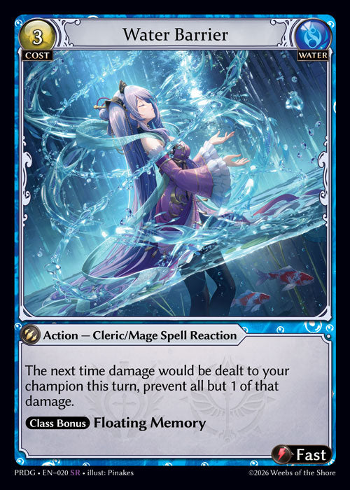 [Water] Water Barrier GRIMOIRE FOIL [PRDG-020-SR]