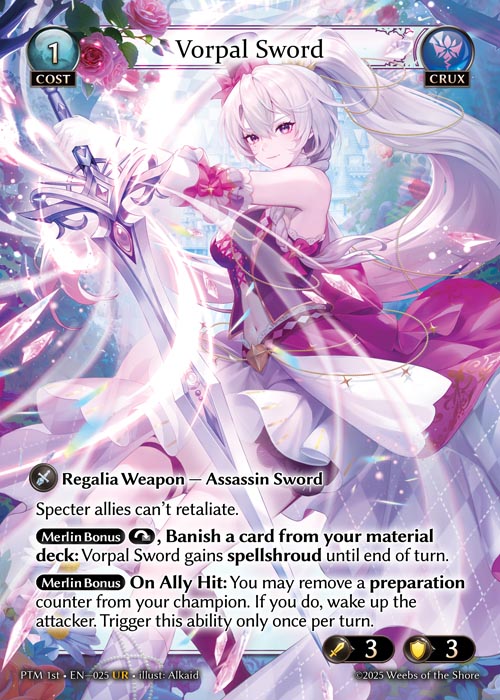 [Crux] Vorpal Sword [PTM 1st-025-UR]