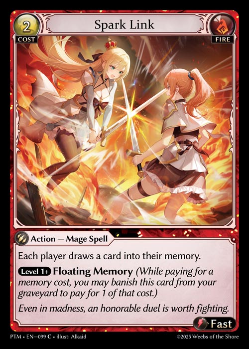 [Fire] Spark Link FOIL [PTM-099-C]