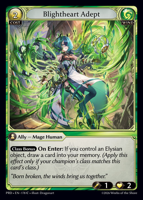 [Wind] Blightheart Adept FOIL [PRD-178-C]