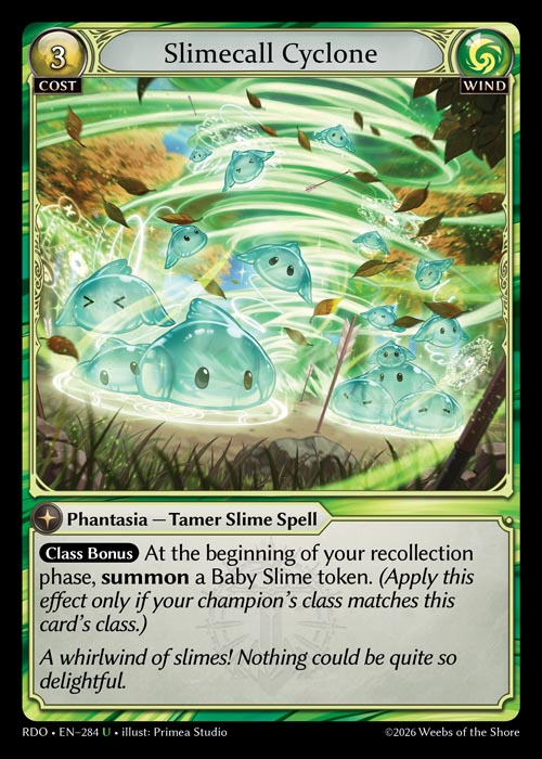 [Wind] Slimecall Cyclone CURIO FOIL [RDO-284-U]