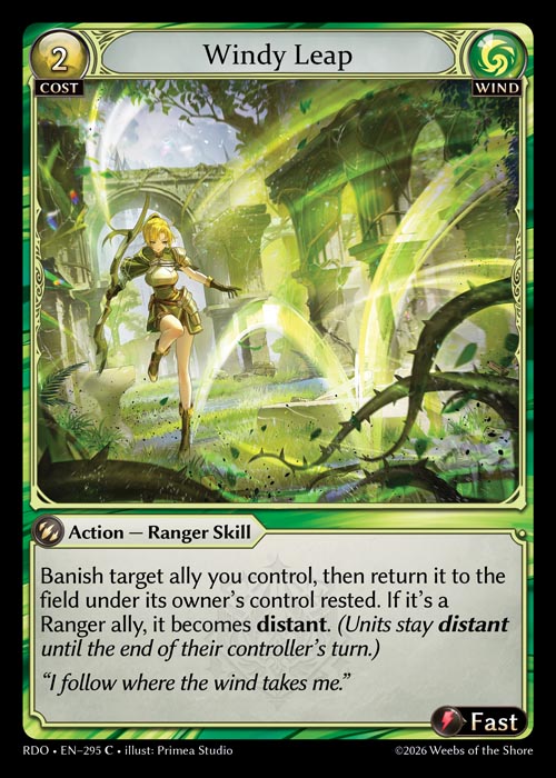 [Wind] Windy Leap CURIO FOIL [RDO-295-C]