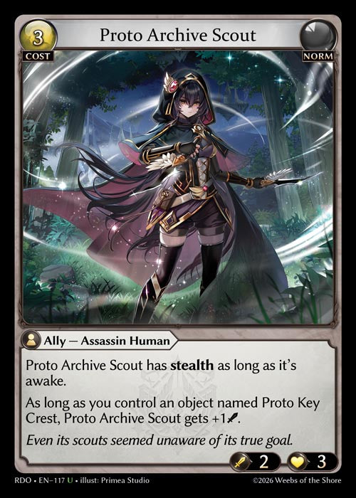 [Norm] Proto Archive Scout CURIO FOIL [RDO-117-U]