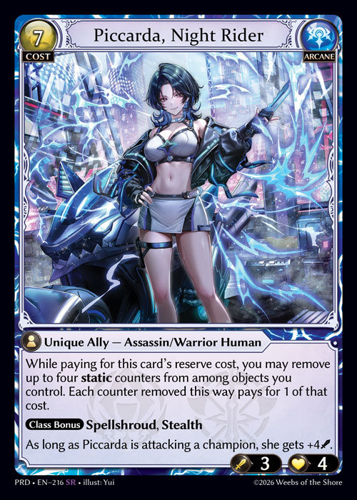 [Arcane] Piccarda, Night Rider [PRD-216-SR]