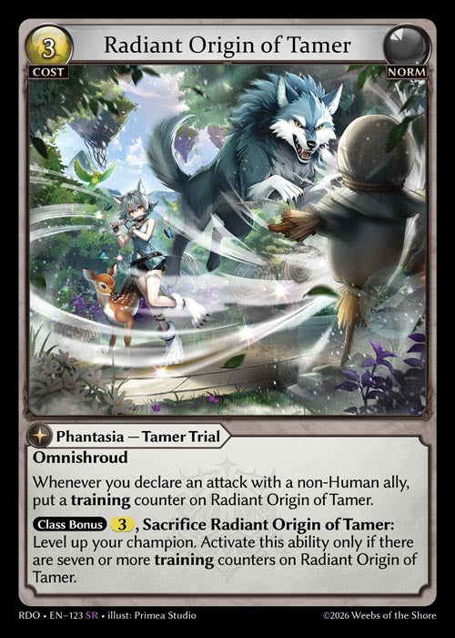 [Norm] Radiant Origin of Tamer [RDO-123-SR]