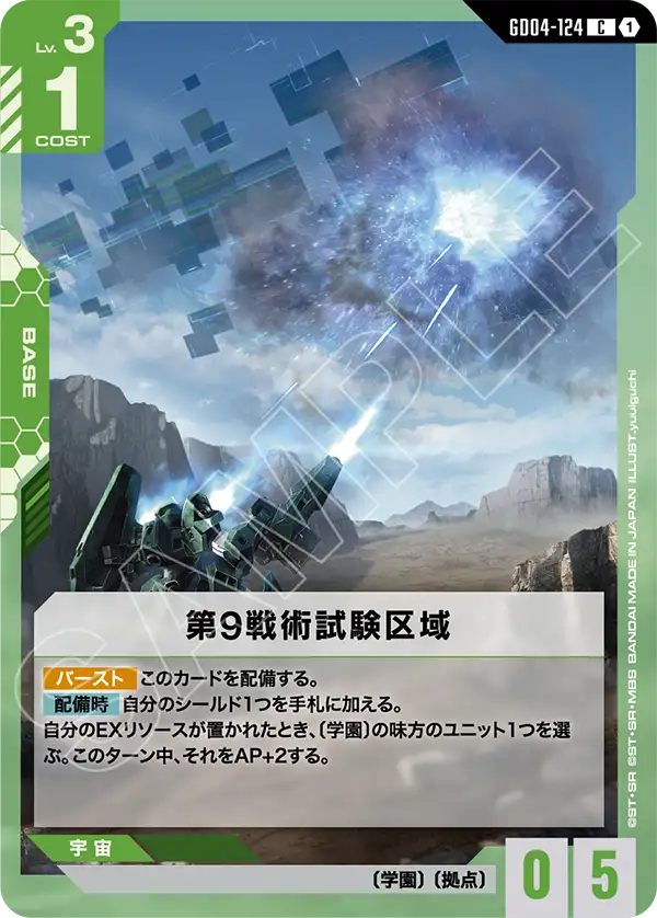 [GD04-124 C] 9th Tactical Testing Sector