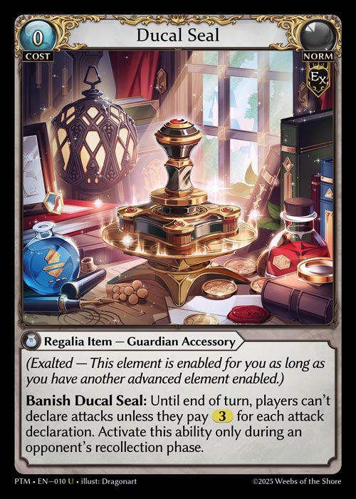 [Exalted] Ducal Seal CURIO FOIL [PTM-010-U]