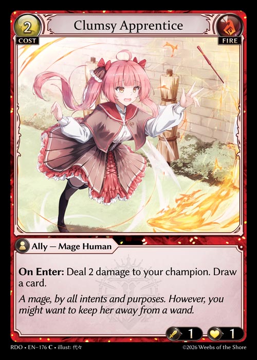 [Fire] Clumsy Apprentice [RDO-176-C]