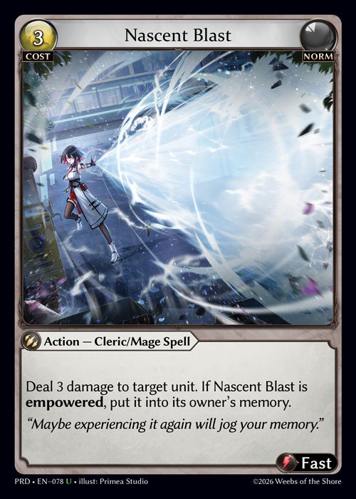 [Norm] Nascent Blast FOIL [PRD-078-U]
