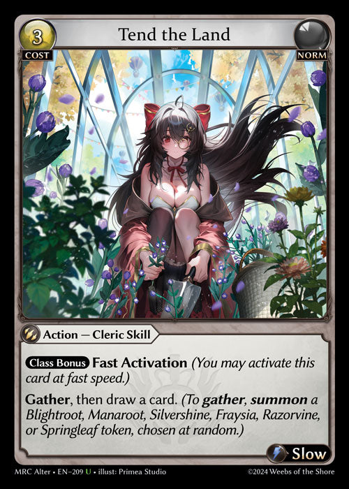 [Norm] Tend the Land FOIL [MRC Alter-209-U]