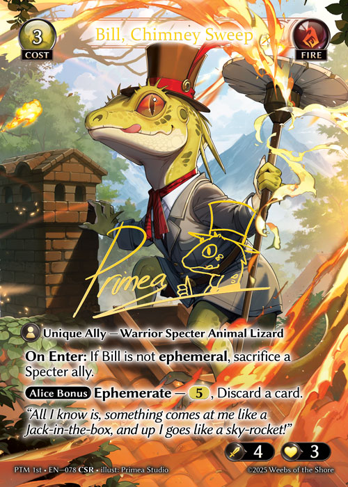 [Fire] Bill, Chimney Sweep CSR [PTM 1st-078-CSR]