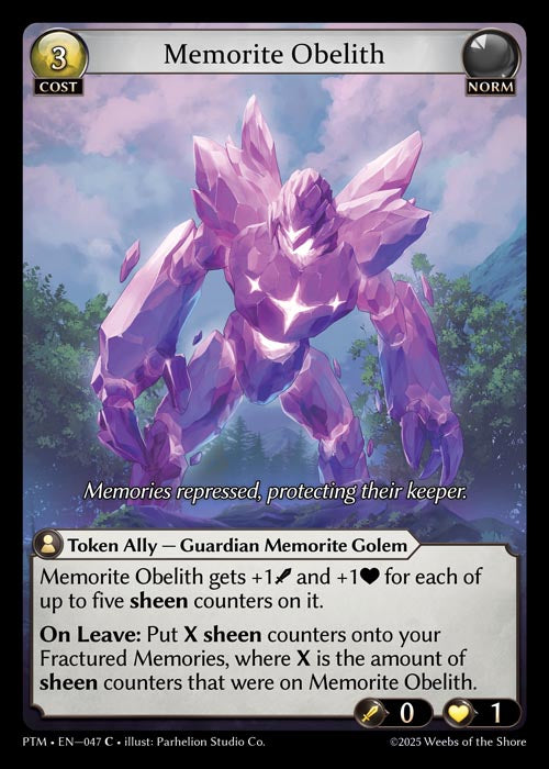 [Norm] Memorite Obelith [PTM-047-C]