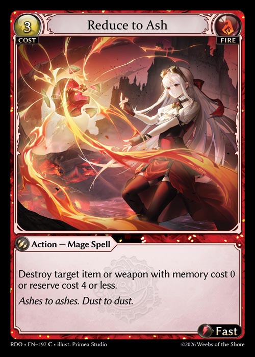 [Fire] Reduce to Ash [RDO-197-C]